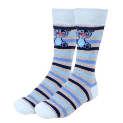 Coffret Bleu marine de 3 paires de chaussettes Stitch